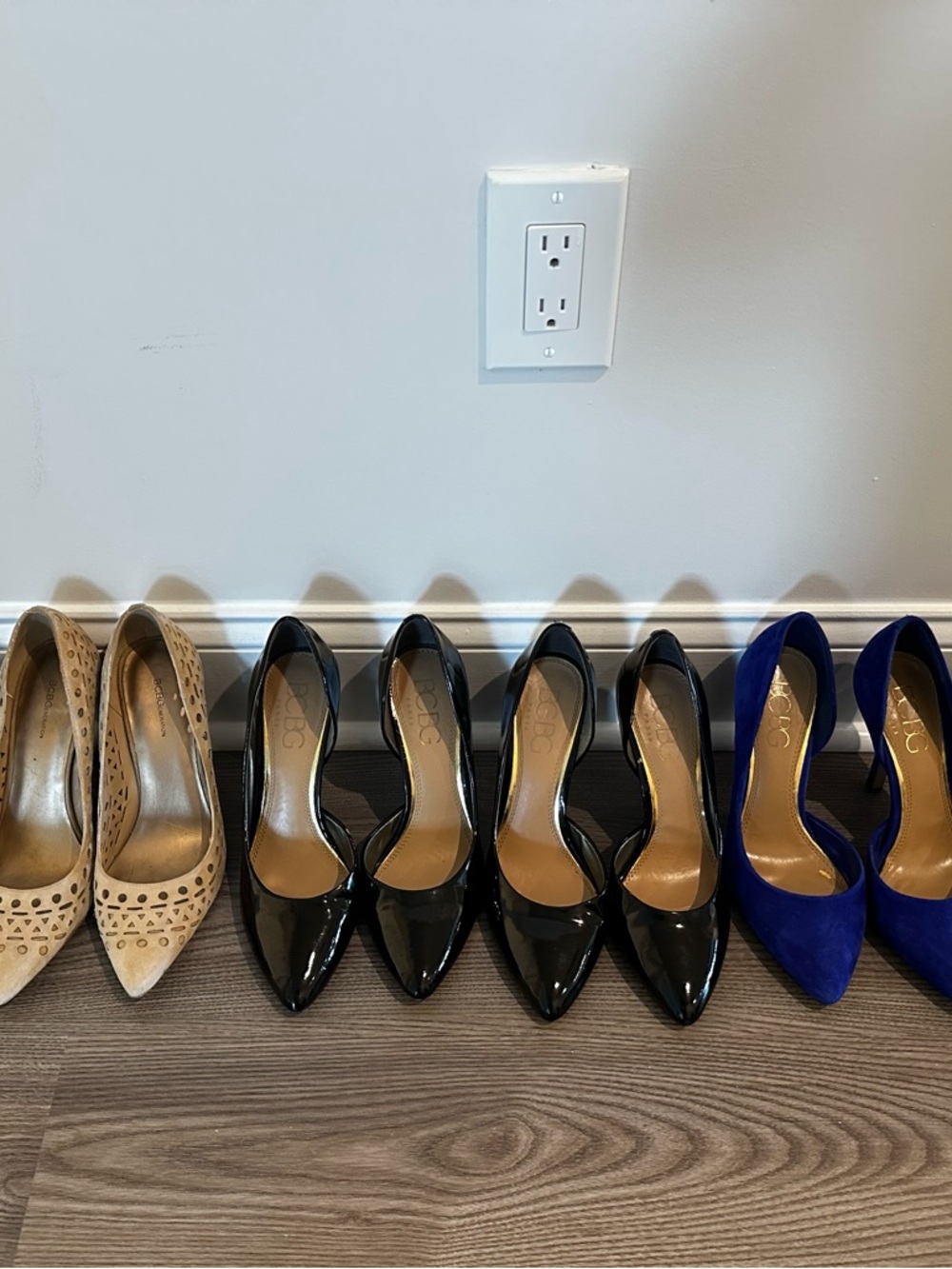BCBG purge!  Sleek Dress Heels